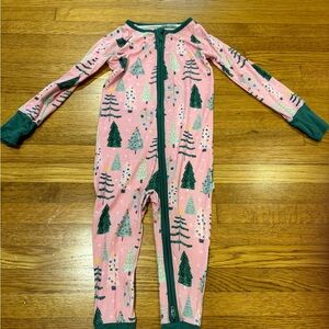 Little Sleepies Twinkling Trees in pink